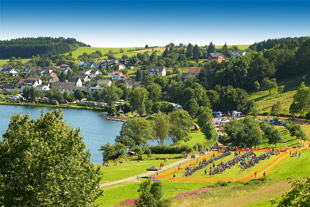 VULKAN-Cross-Triathlon am Schalkenmehrener Maar Veranstaltungsort